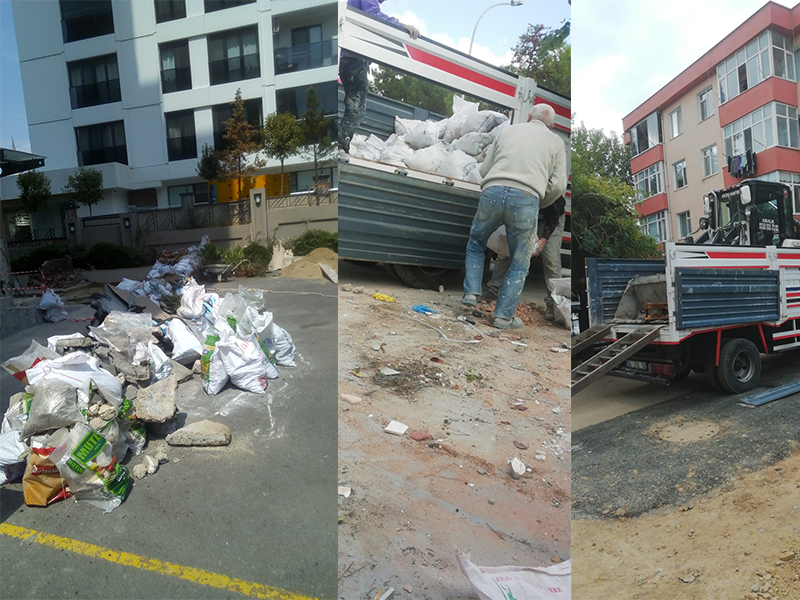 Moloz Toplama ve Atma Hattı